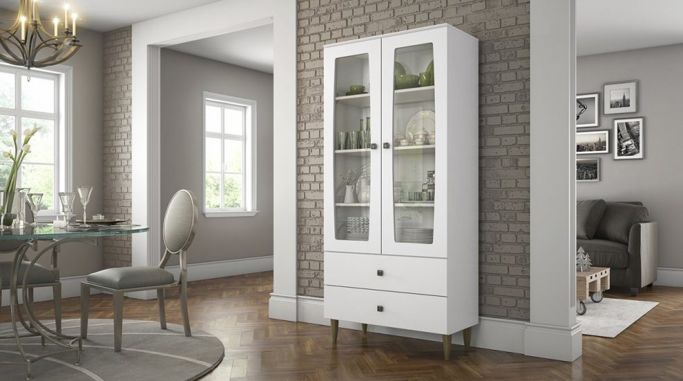 como fazer a limpeza de móveis brancos