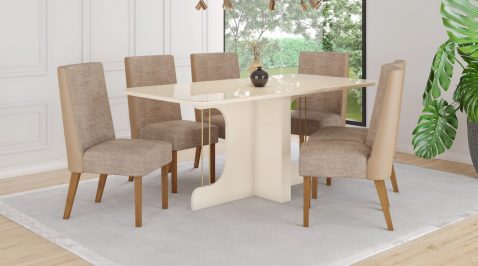 Conheça os lançamentos 2024 para sala de jantar da Móveis Henn