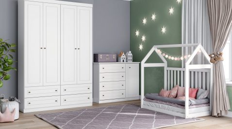 Conheça as opções de berços que viram minicamas da Henn