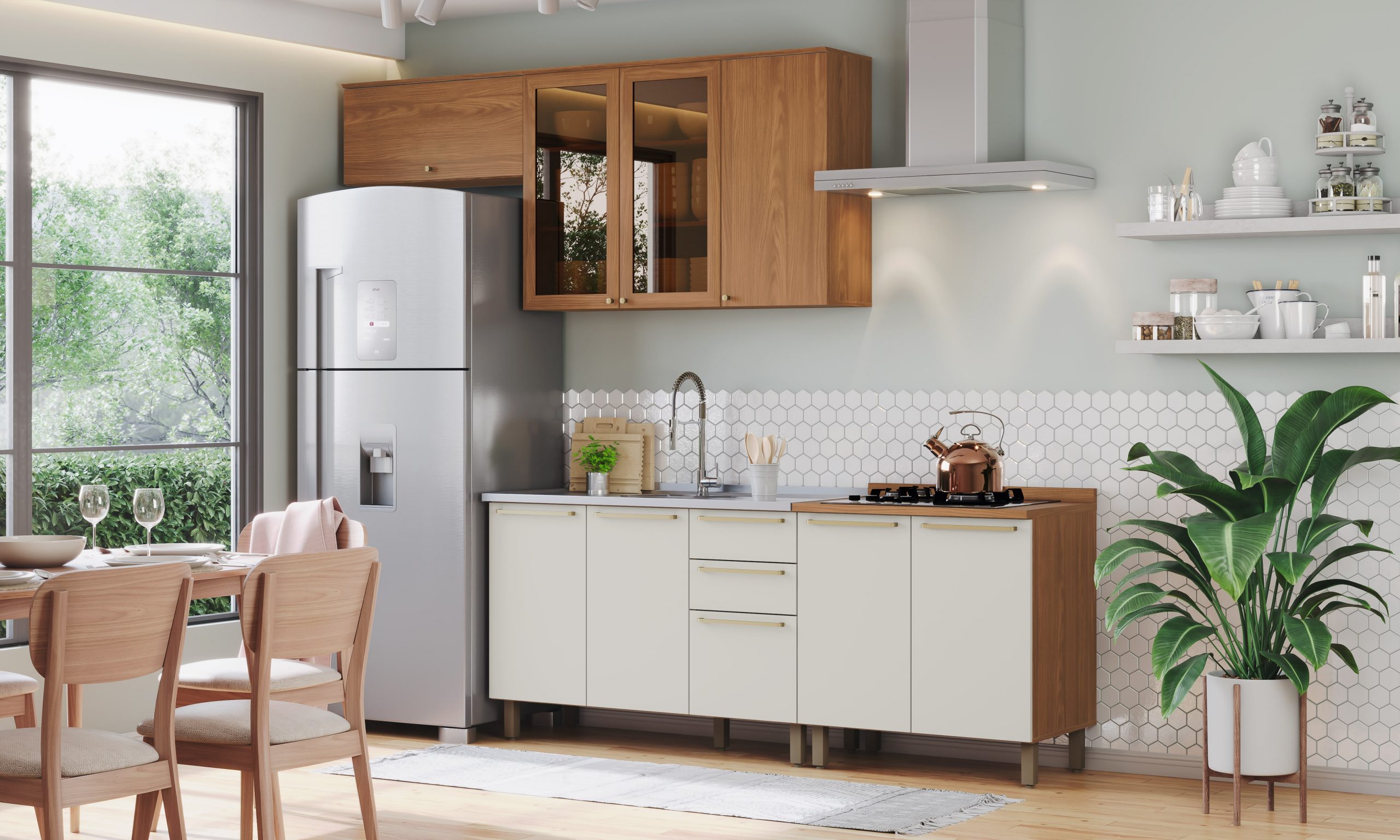 como montar uma cozinha pequena