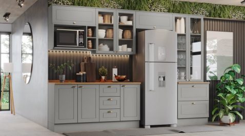 Cozinha modulada do tipo Americana